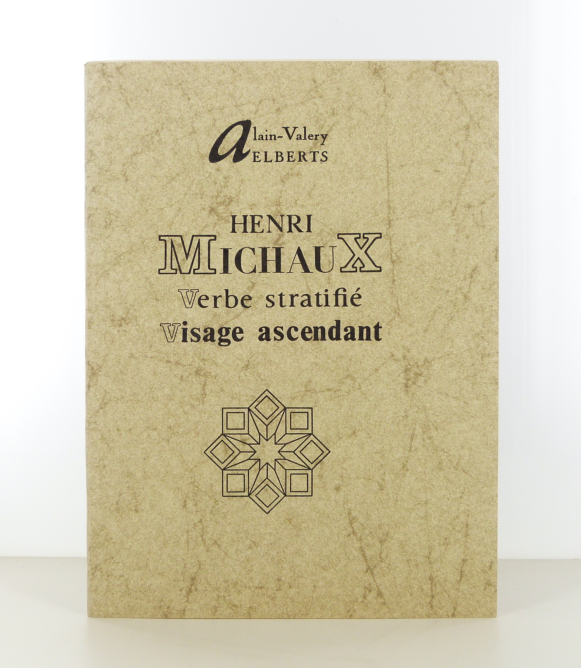 Henri Michaux verbe stratifié, visage ascendant