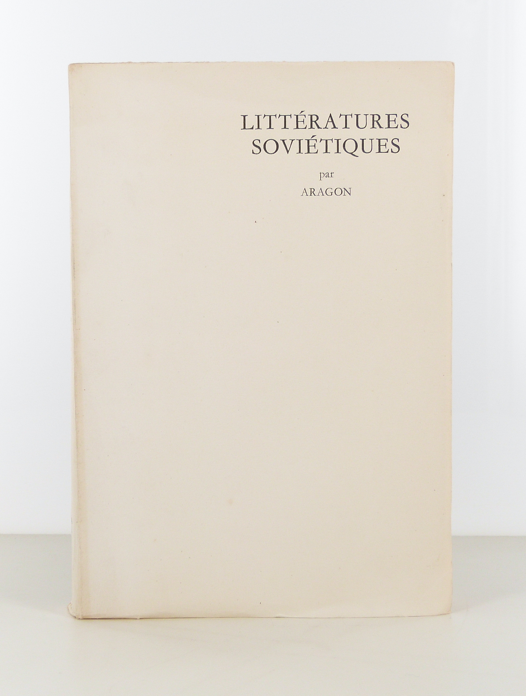 Littératures soviétiques