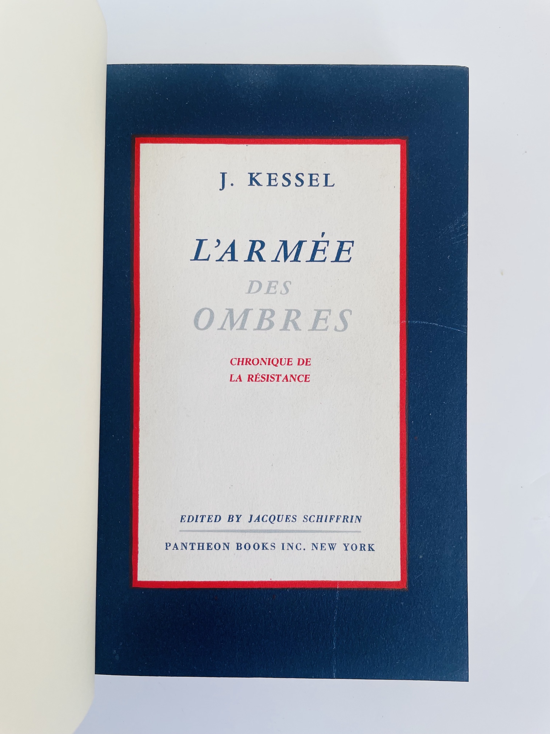 L'Armée des Ombres, Kessel