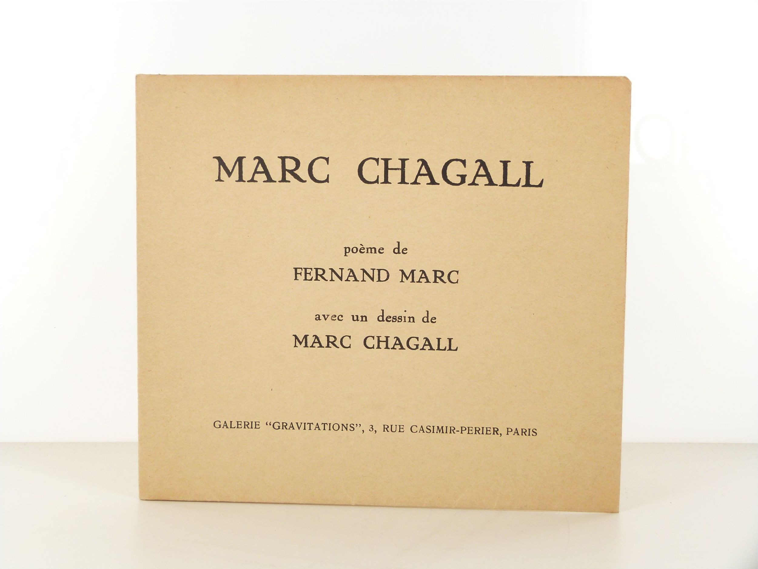 Marc Chagall par Fernand MArc (1934)