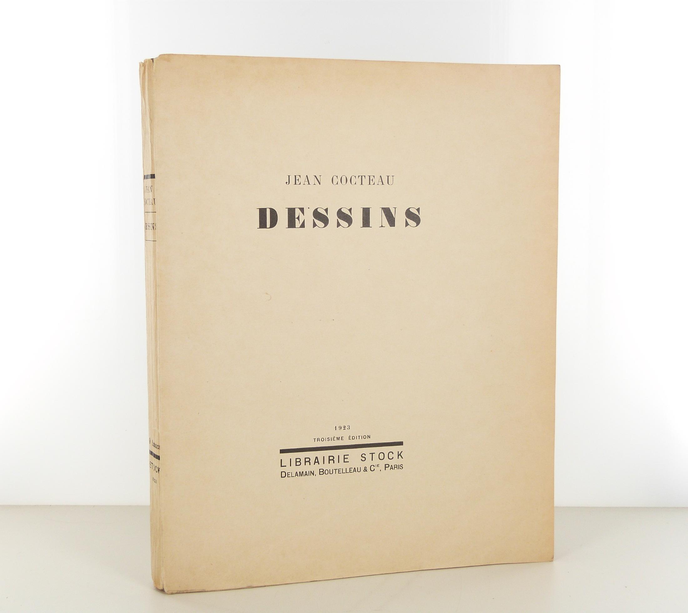 Couverture de la troisième édition Dessins de Jean Cocteau - Stock, 1923