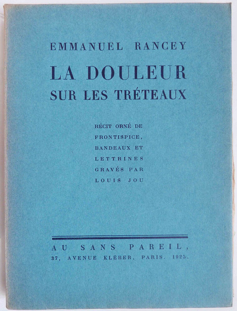 La douleur sur les tréteaux