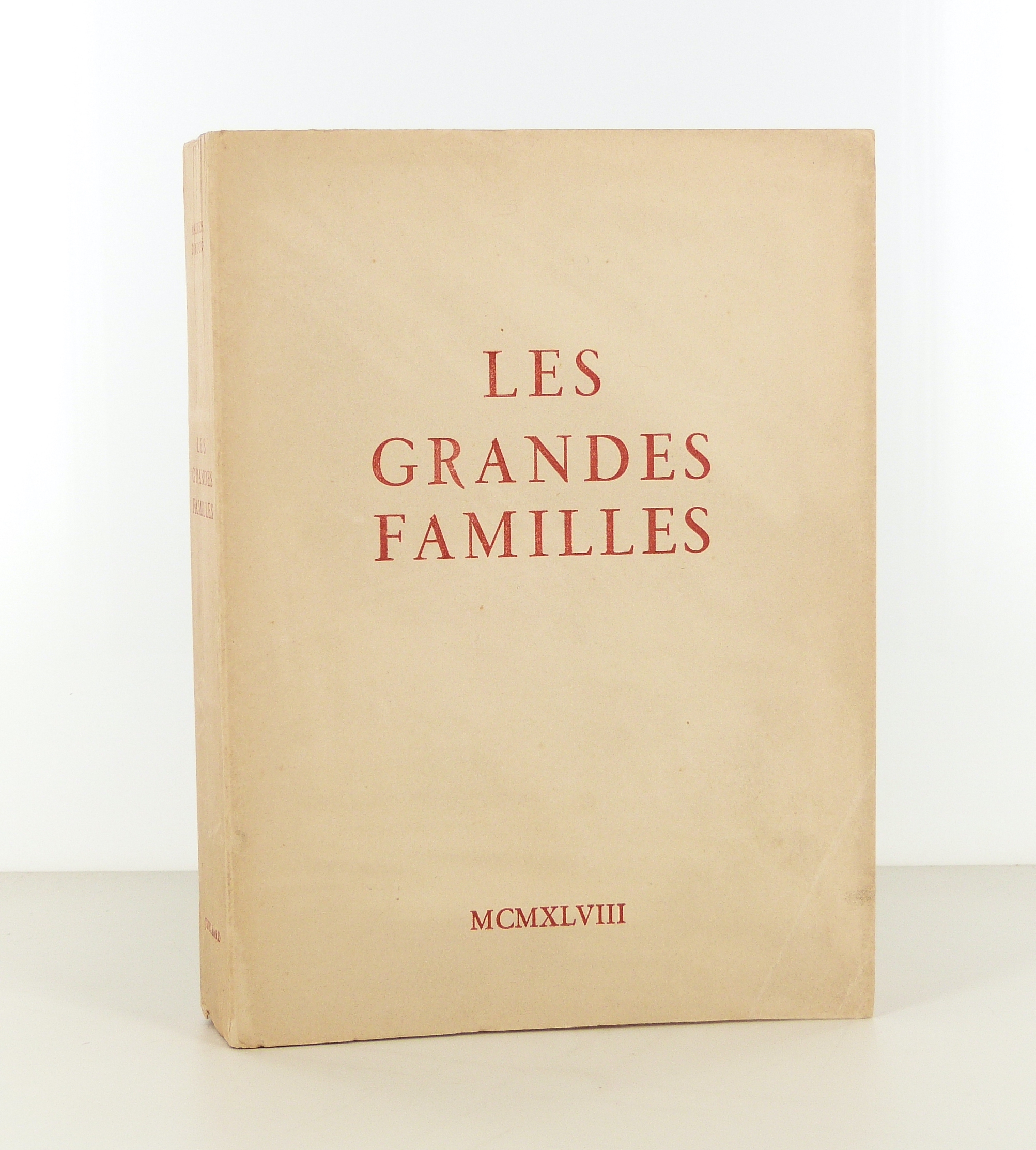 La Fin des Hommes. I. Les Grandes Familles.