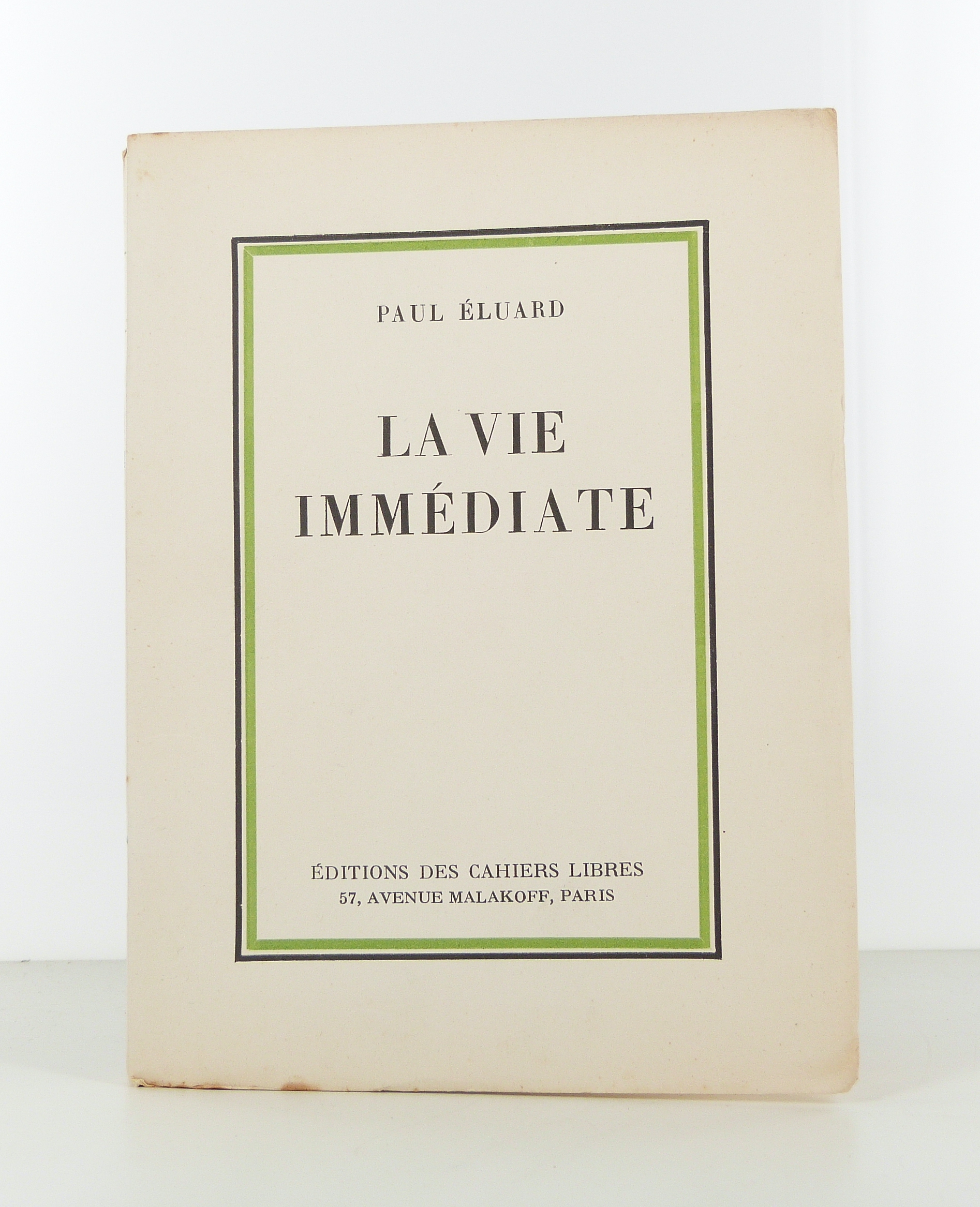 La vie immédiate