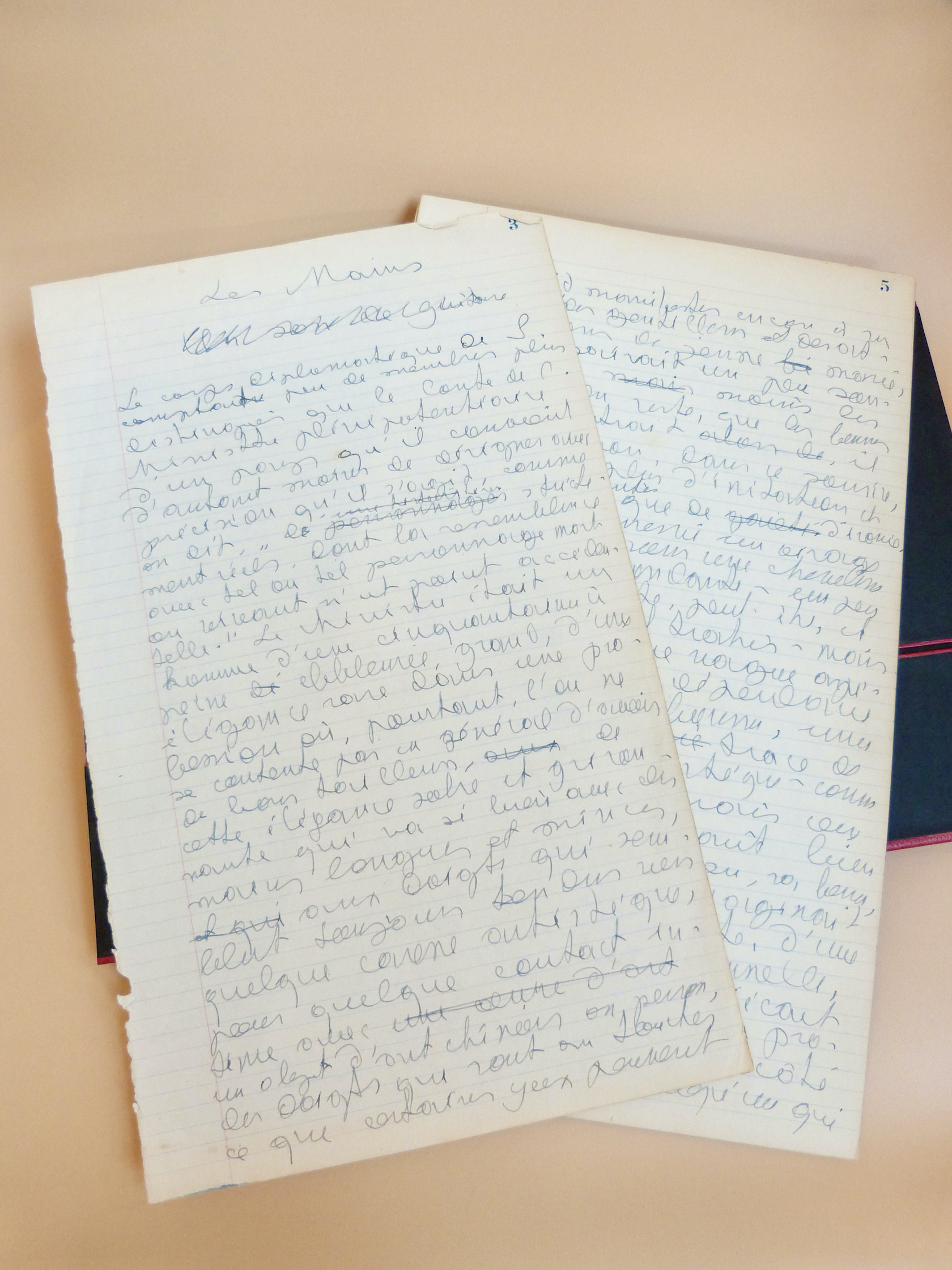 Manuscrit autographe de Romain Gary