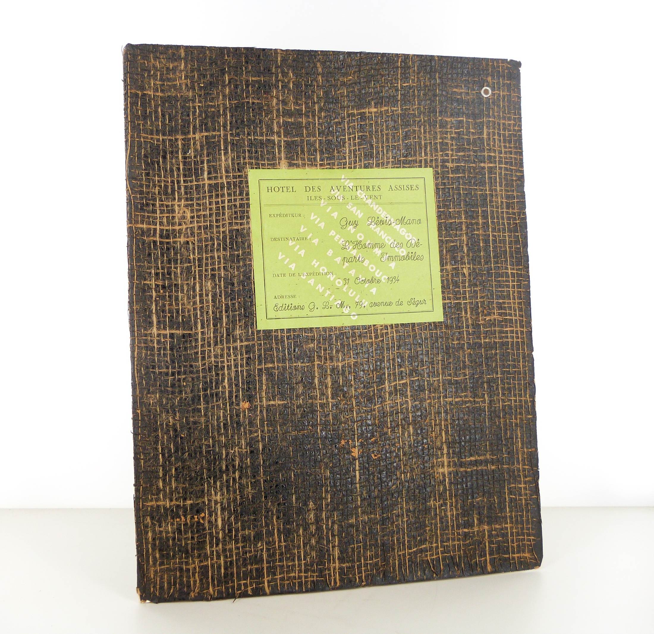 Couverture de L'homme des départs immobiles de Guy Lévis-Mano