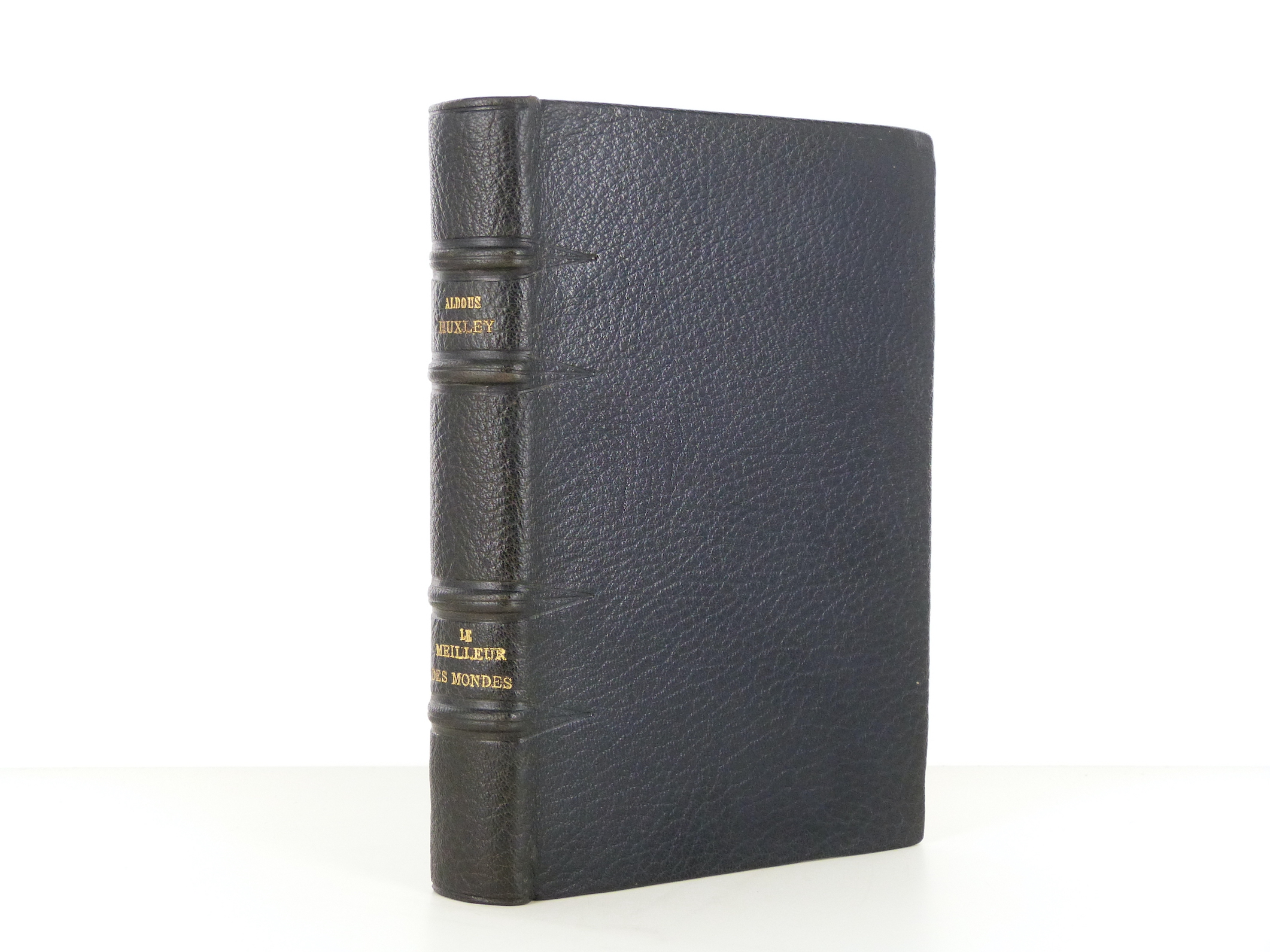 Reliure de l'édition originale française du Meilleur des Mondes d'Aldous Huxley