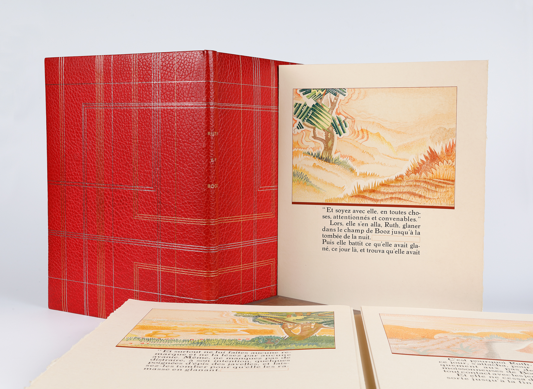 Exemplaire unique de Ruth et Booz de Schmied