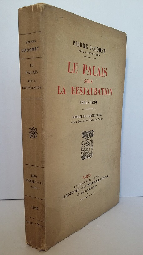 le palais sous la restauration
