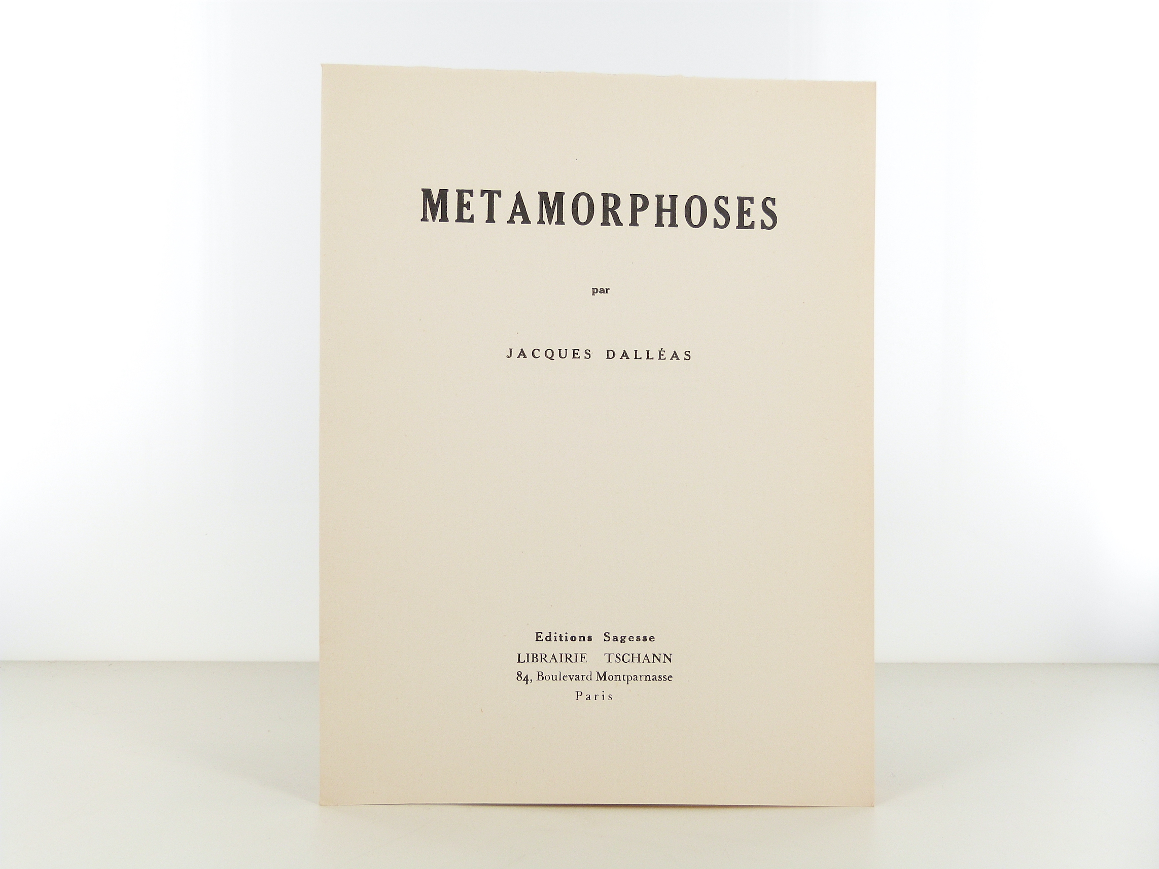 Métamorphoses de Jacques Dalléas