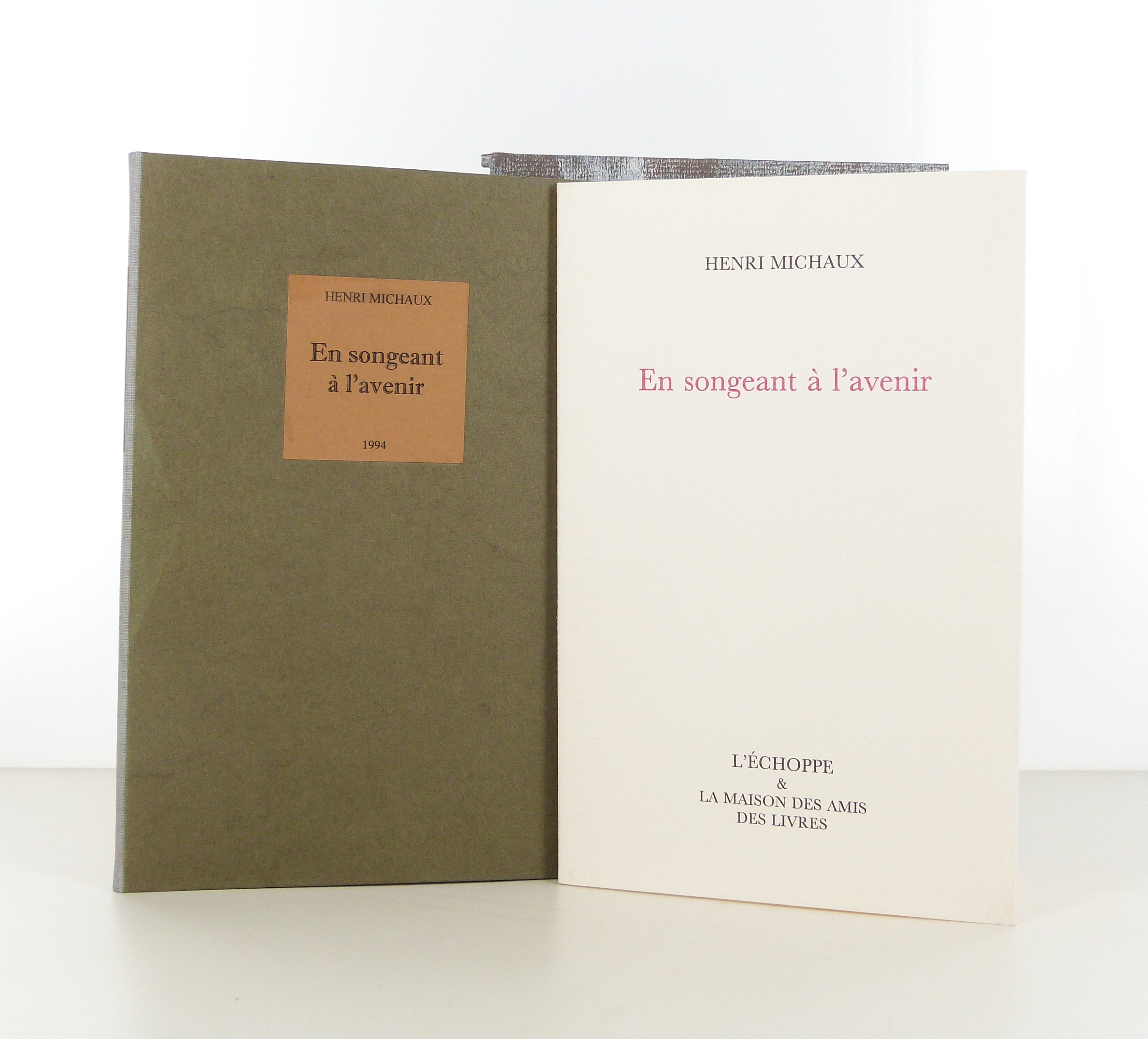 En songeant à l'avenir, Henri Michaux