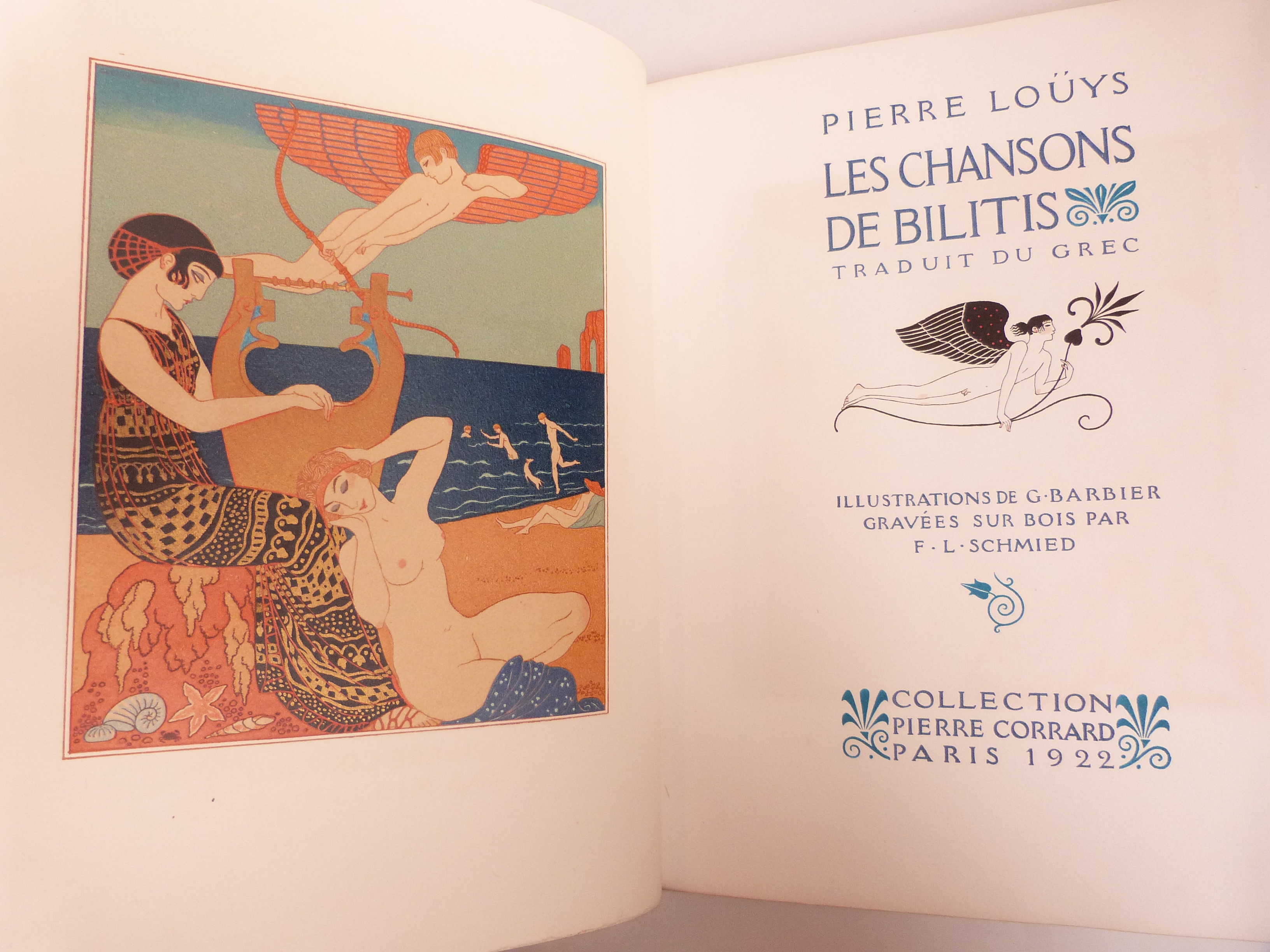 Les Chansons de Bilitis. Traduit du grec