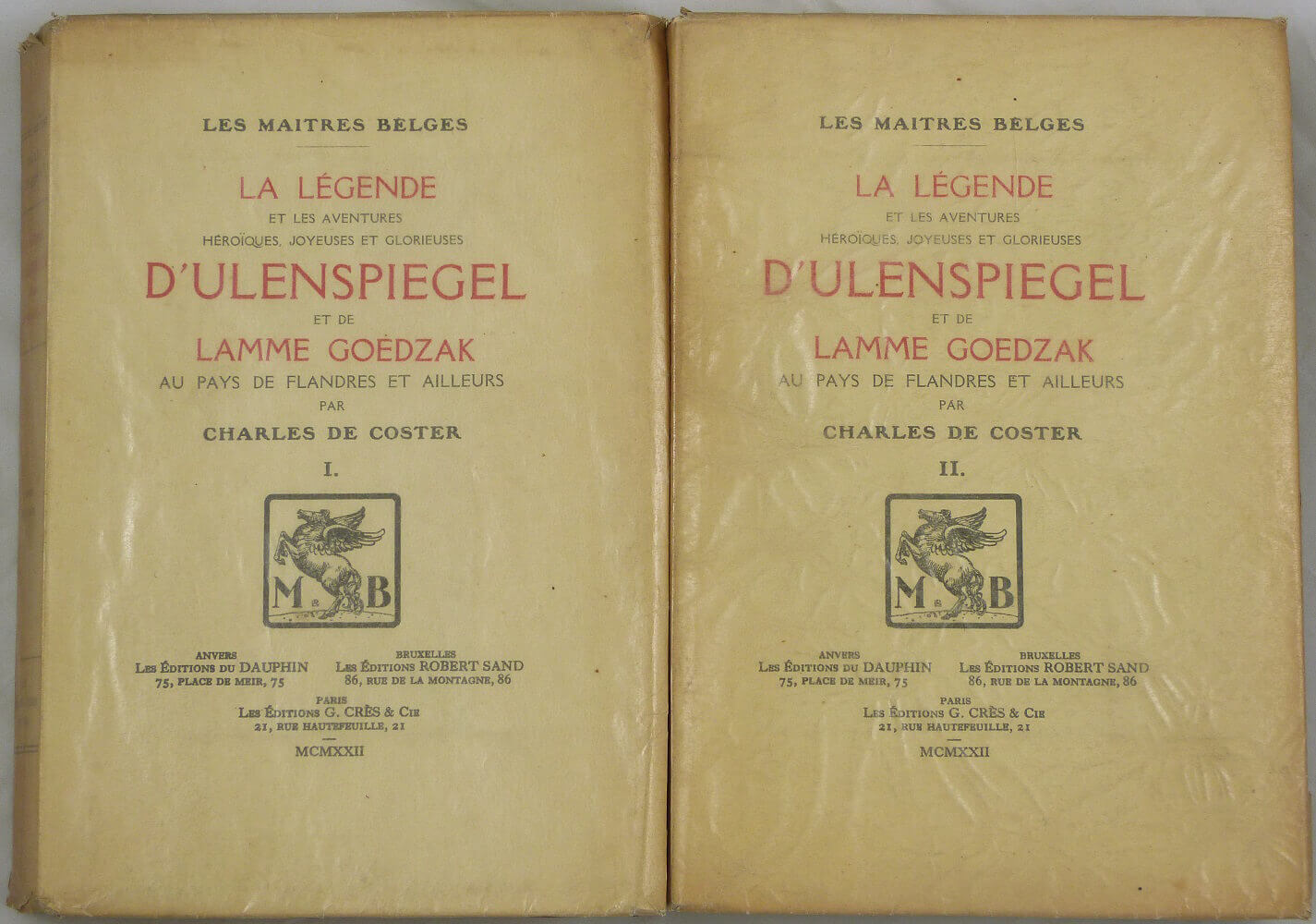 La légende et les aventures héroïques, joyeuses et glorieuses d'Ulenspiegel et de Lamme Goezak au pays de Flandres et ailleurs