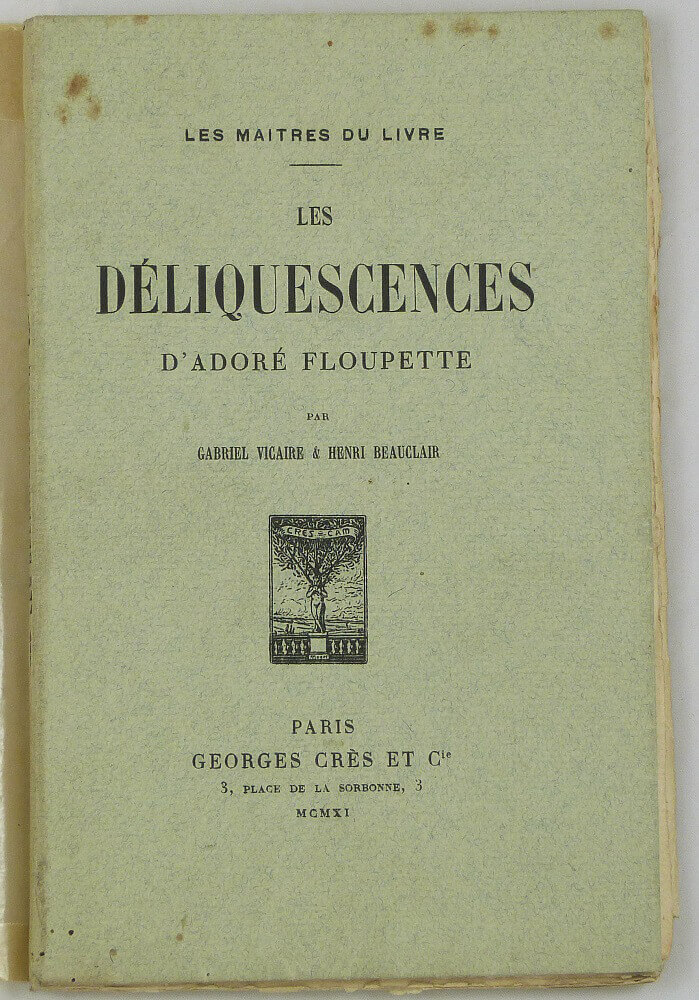 Les déliquescences d'Adoré Floupette