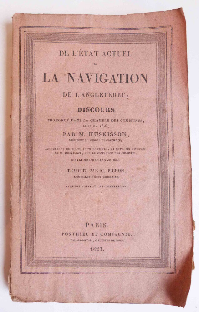 De l'état actuel de la navigation de l'Angleterre.