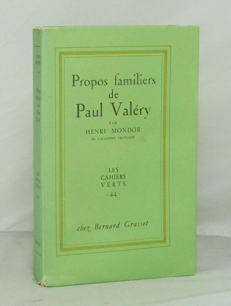 Propos familiers de Paul Valéry
