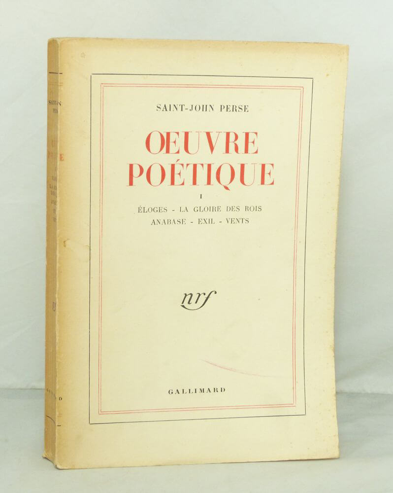 Oeuvre poétique. Tome 1.