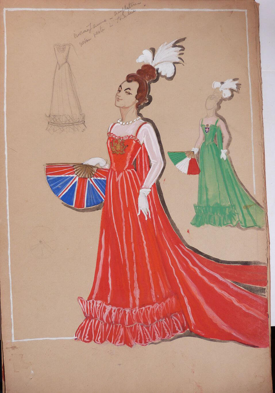 Dessin original de Jenny Carré (1902-1945) 
