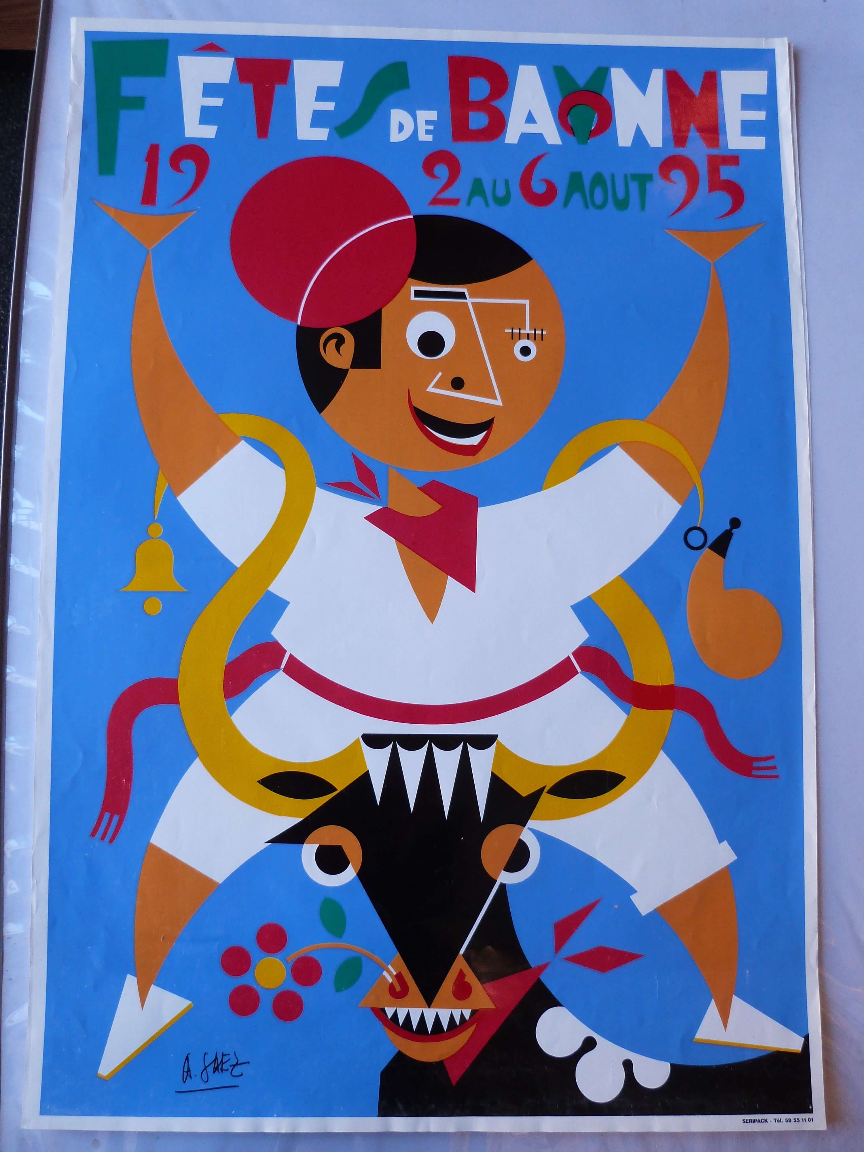 Affiche des Fêtes de Bayonne 1995