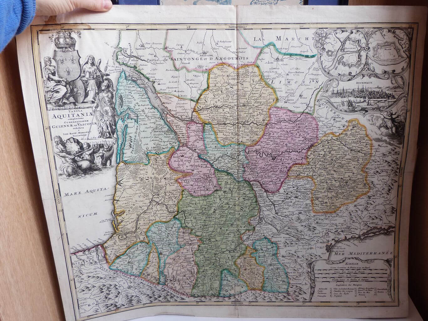carte d'Aquitaine
