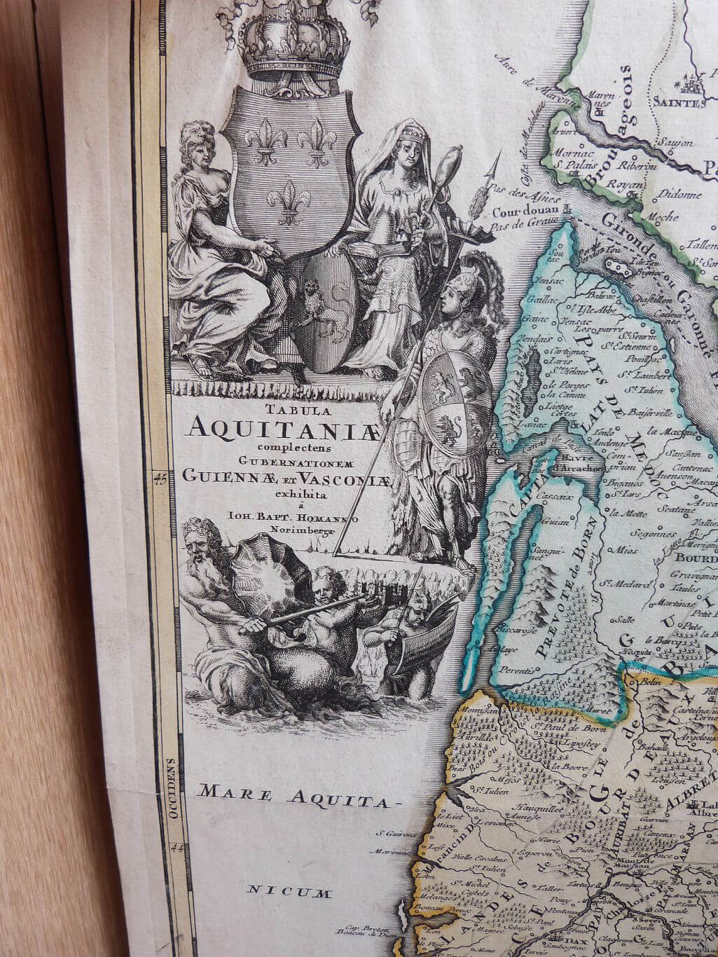 carte d'Aquitaine