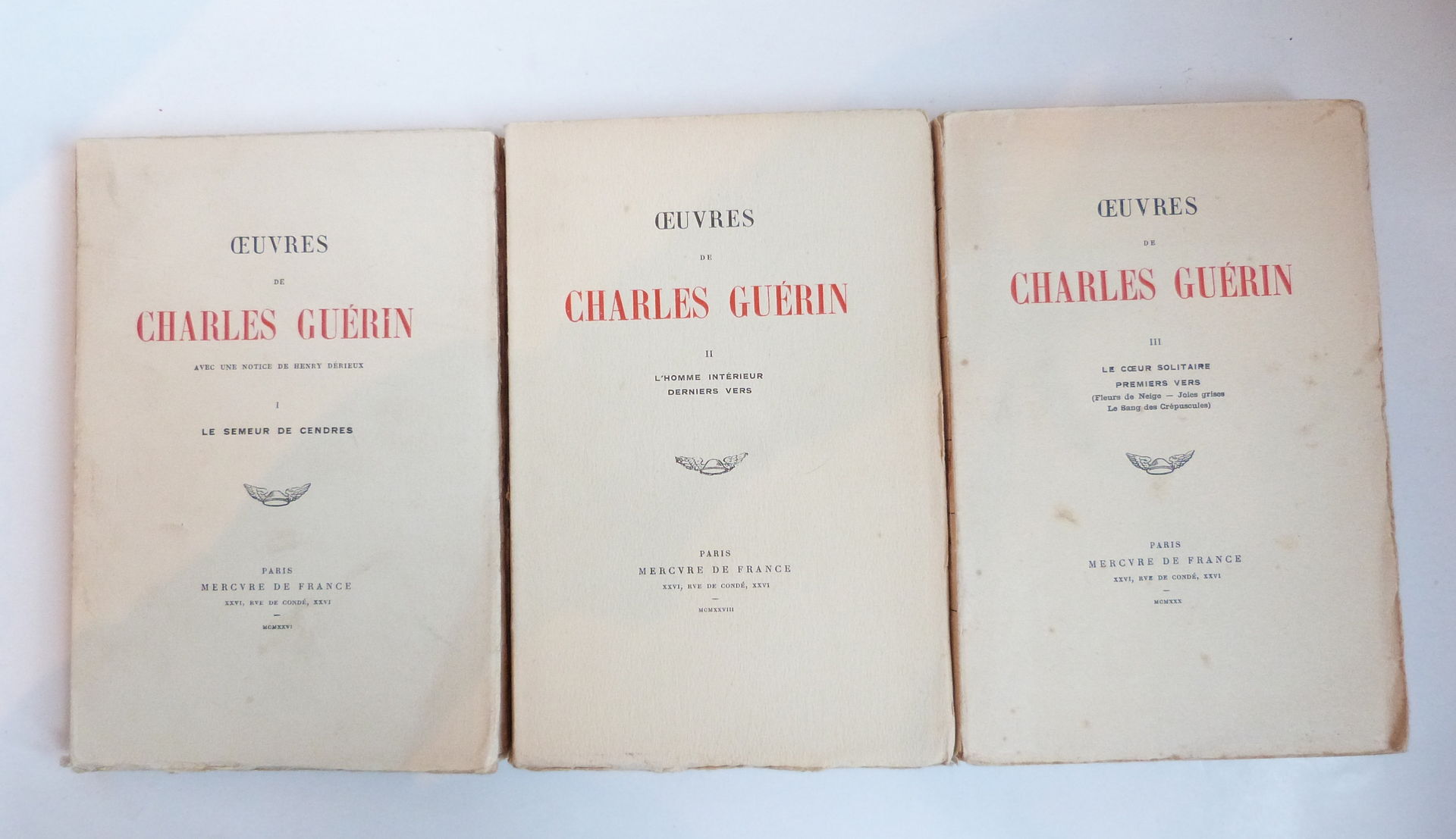 oeuvres de Charles Guérin