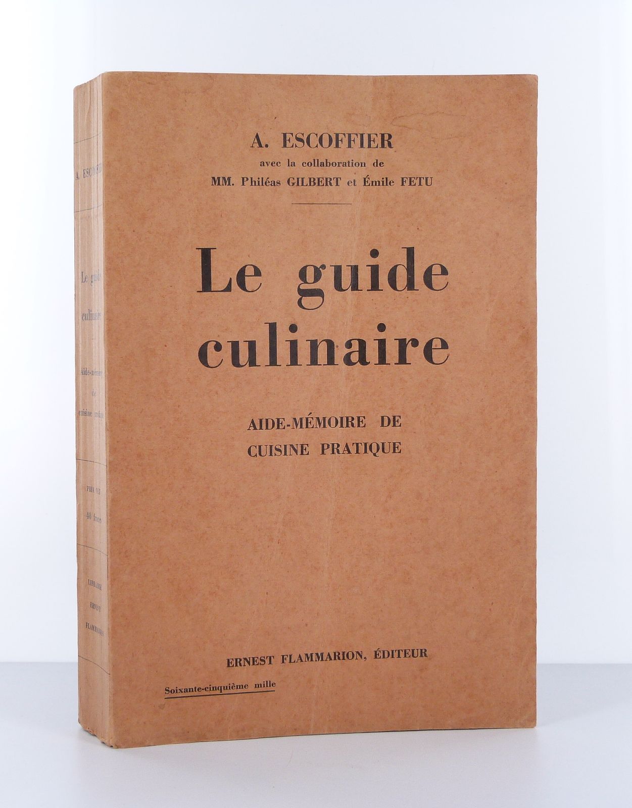 Le guide culinaire.