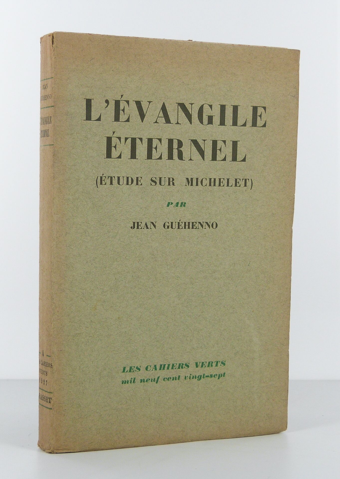 L'Évangile éternel (étude sur Michelet)