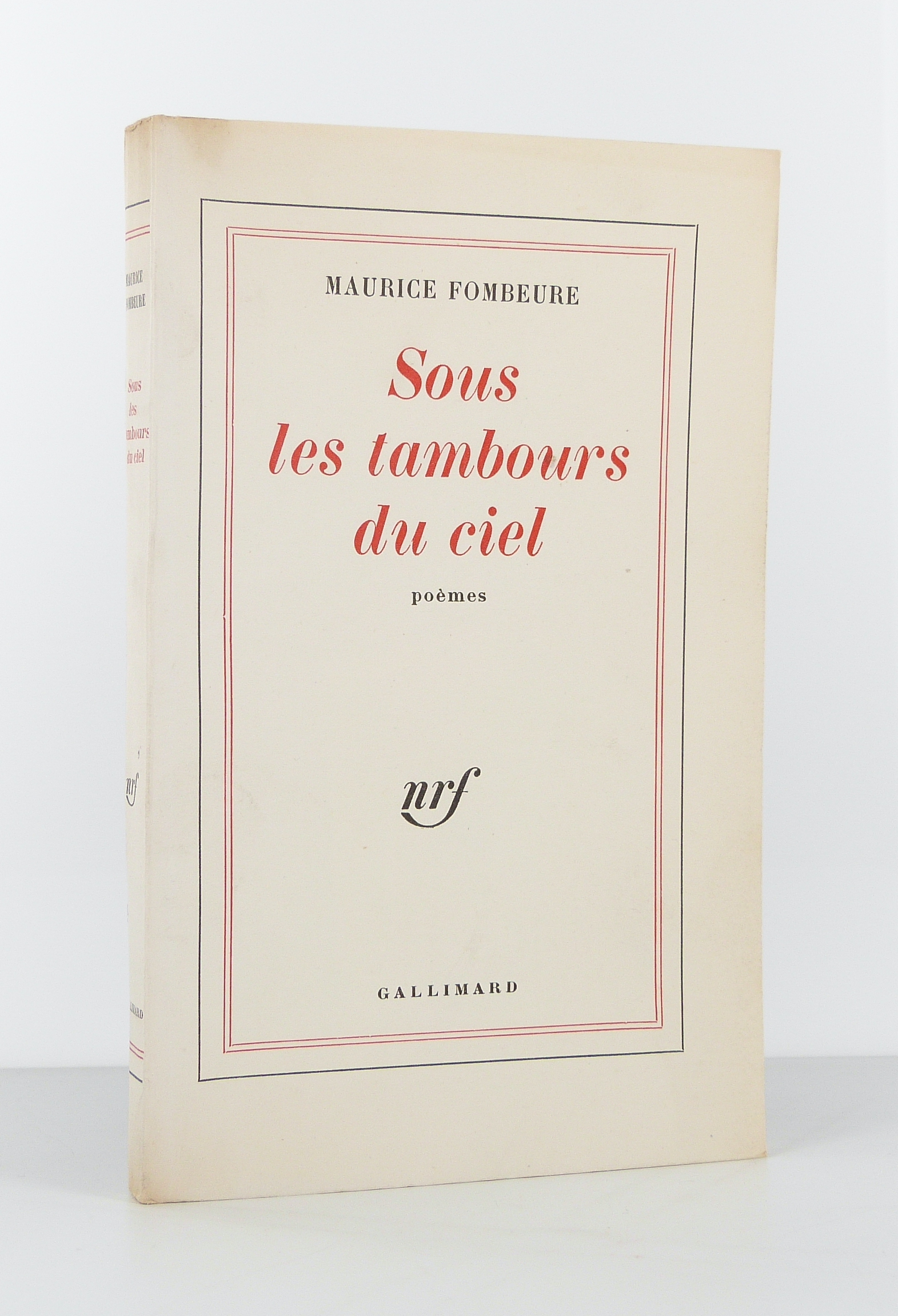Sous les tambours du ciel. Poèmes. 