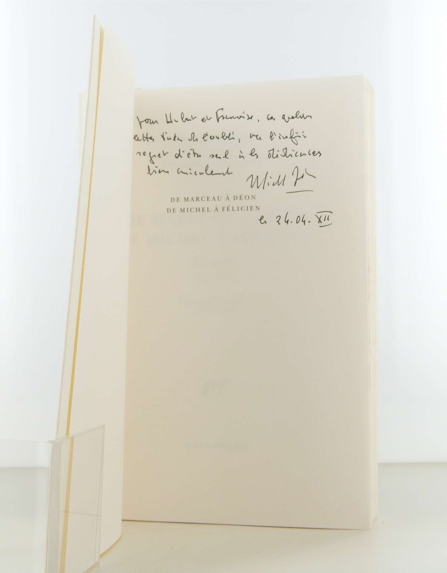 De Marceau à Déon, de Michel à Félicien. Lettres 1955-2005.