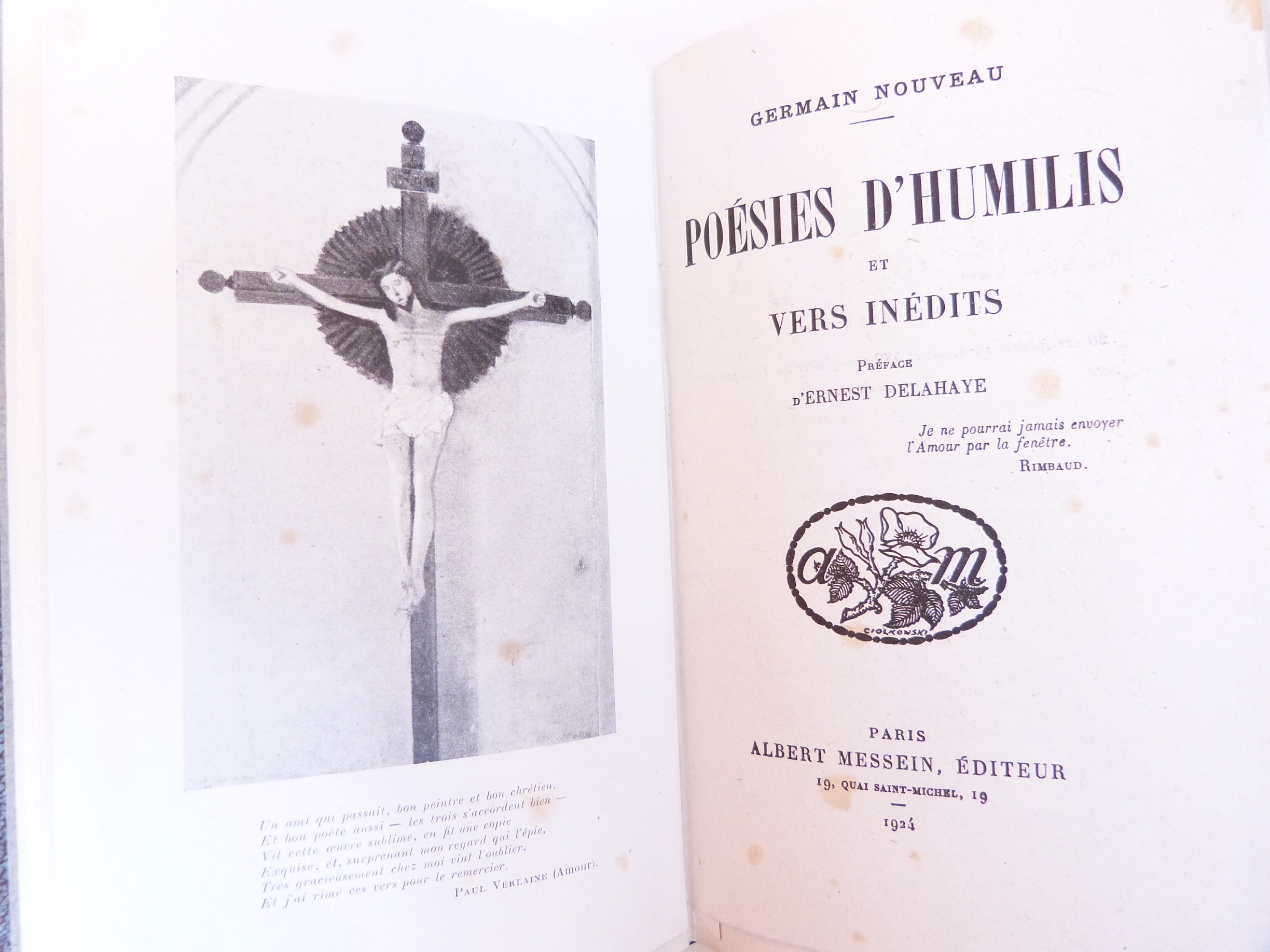 Poésies d’Humilis et vers inédits