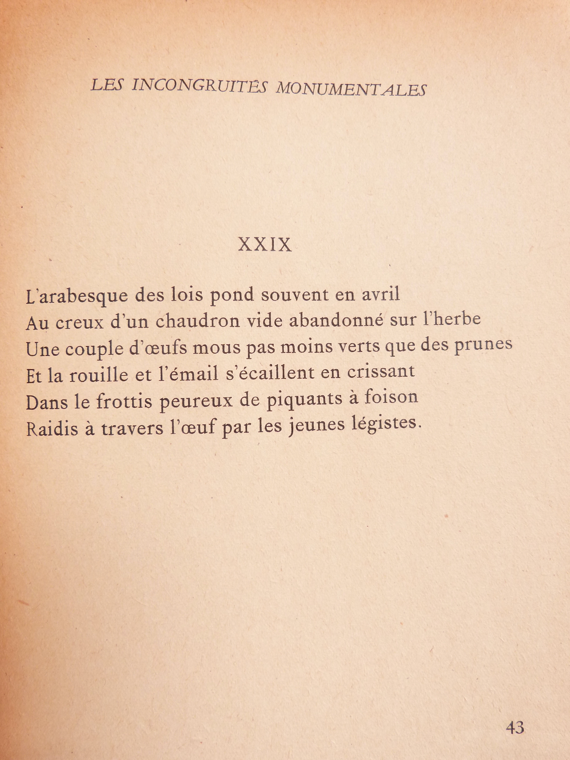 Les Incongruités monumentales