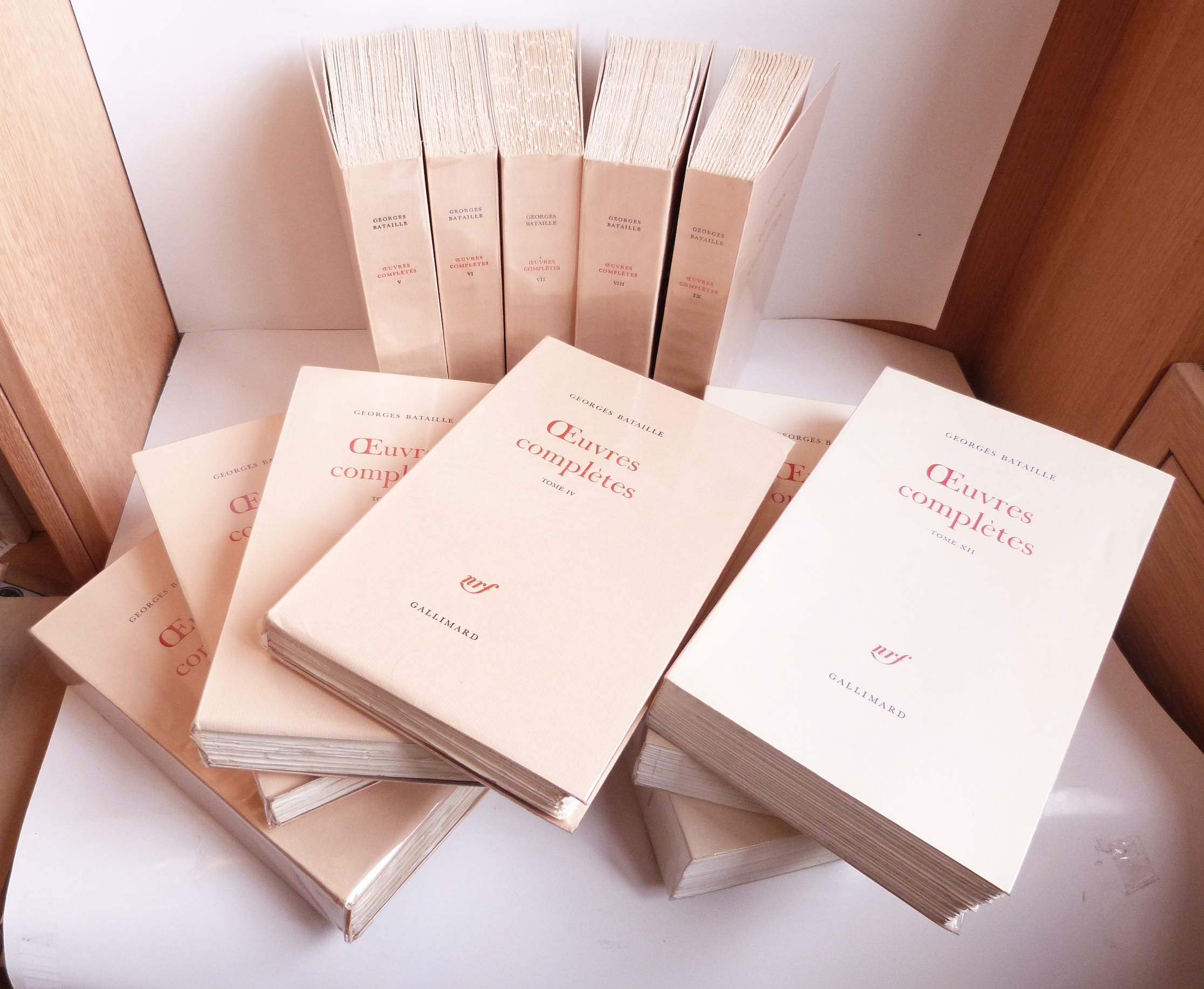 Ensemble complet des 12 tomes des œuvres complètes de Georges Bataille