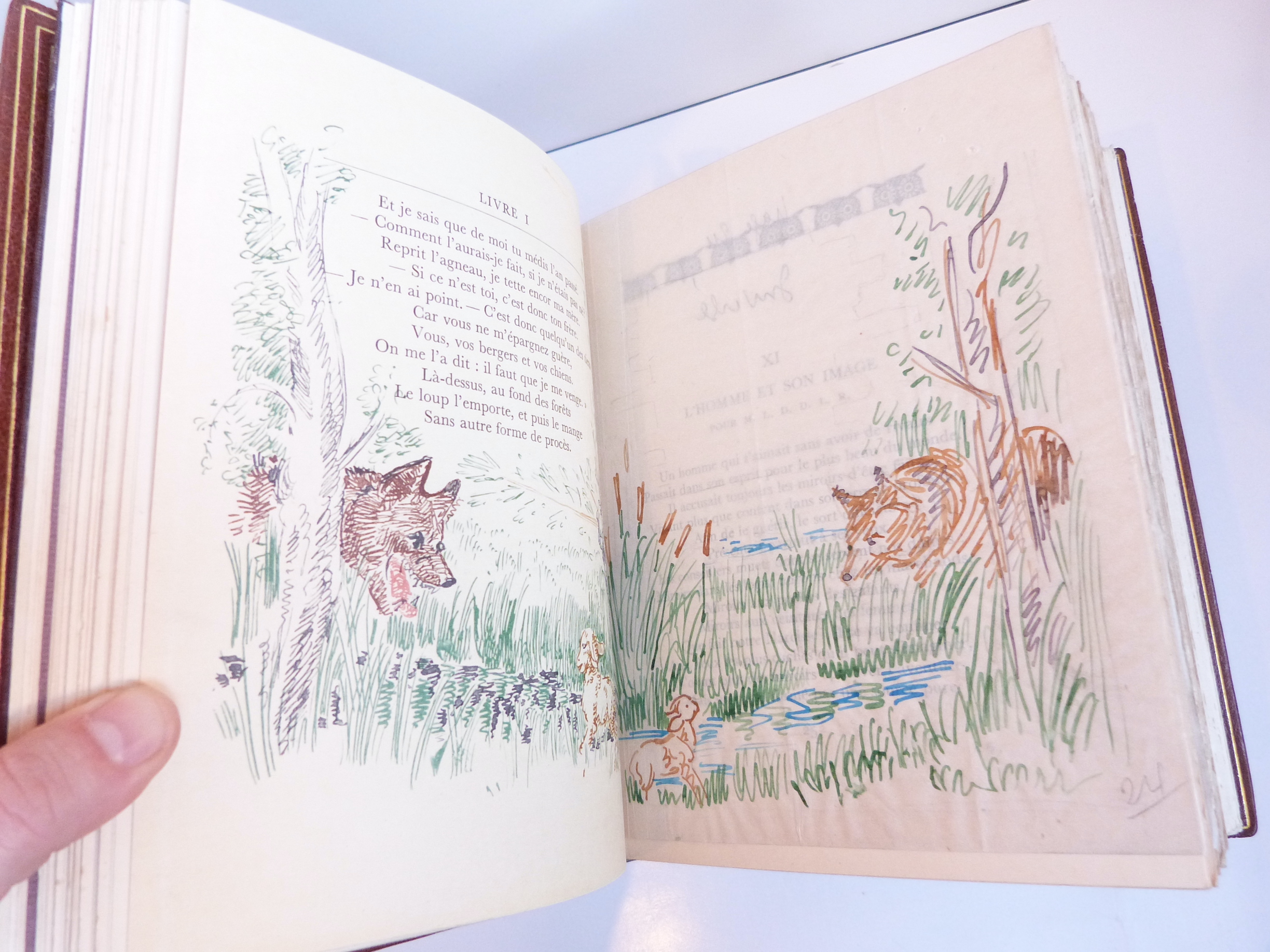 Fables de La Fontaine illustré par Henri Vallette