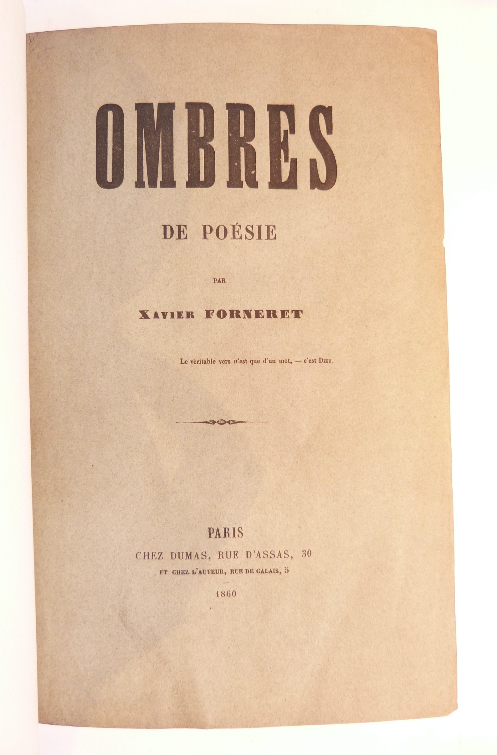 Ombres de poésie