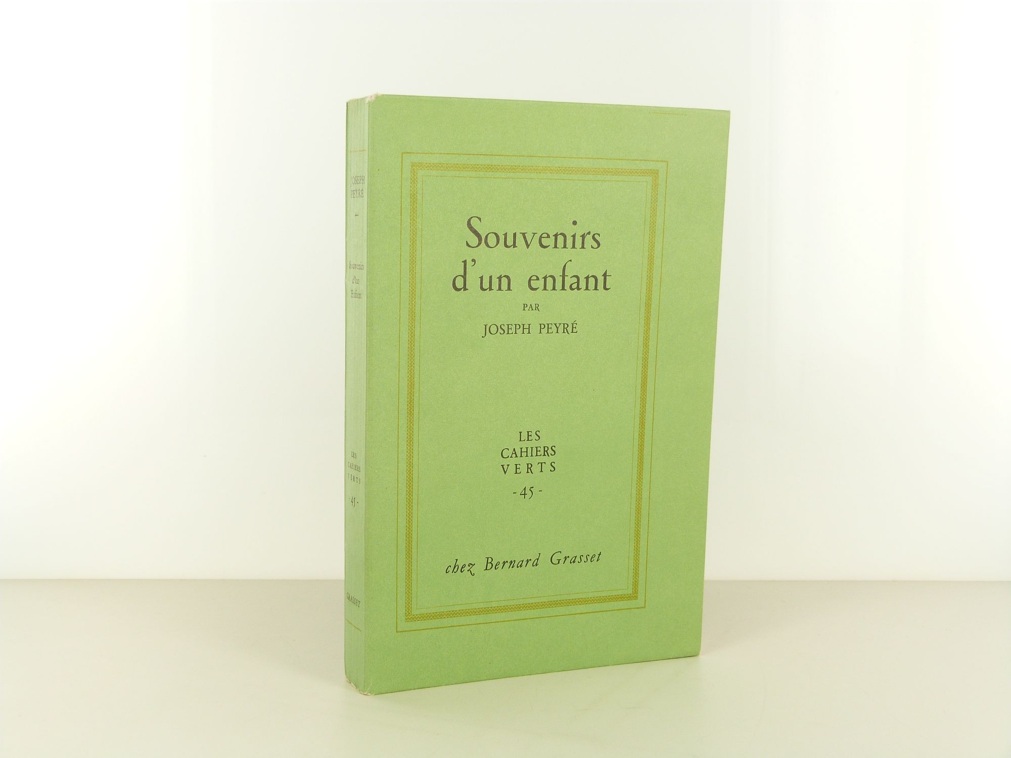 Souvenirs d'un enfant de Joseph Peyré - Edition originale