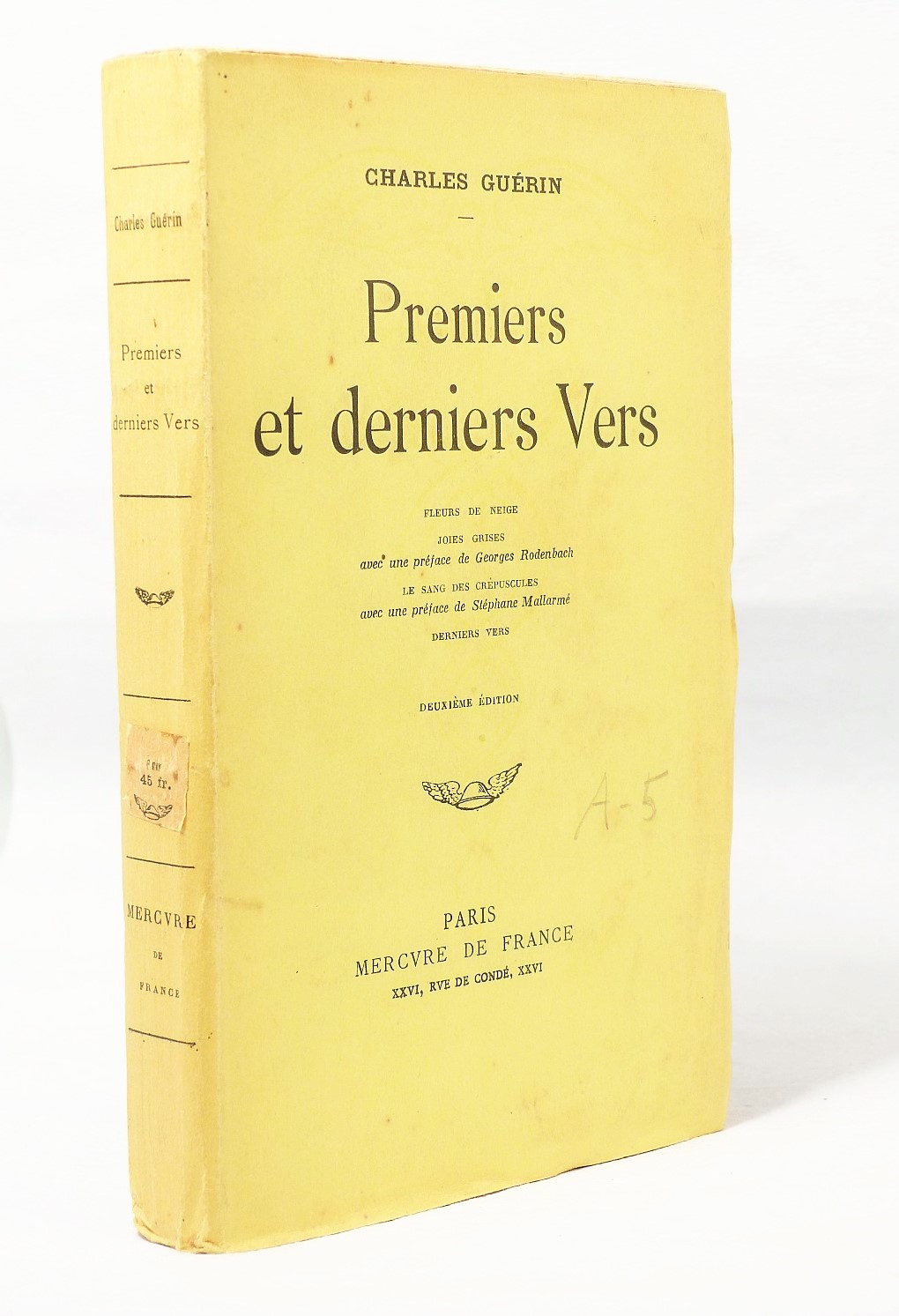Premiers et derniers Vers