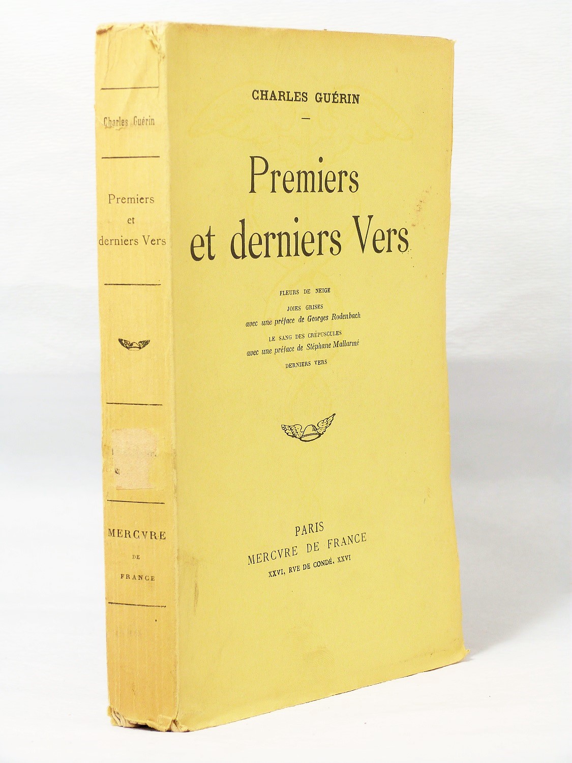 Premiers et derniers Vers