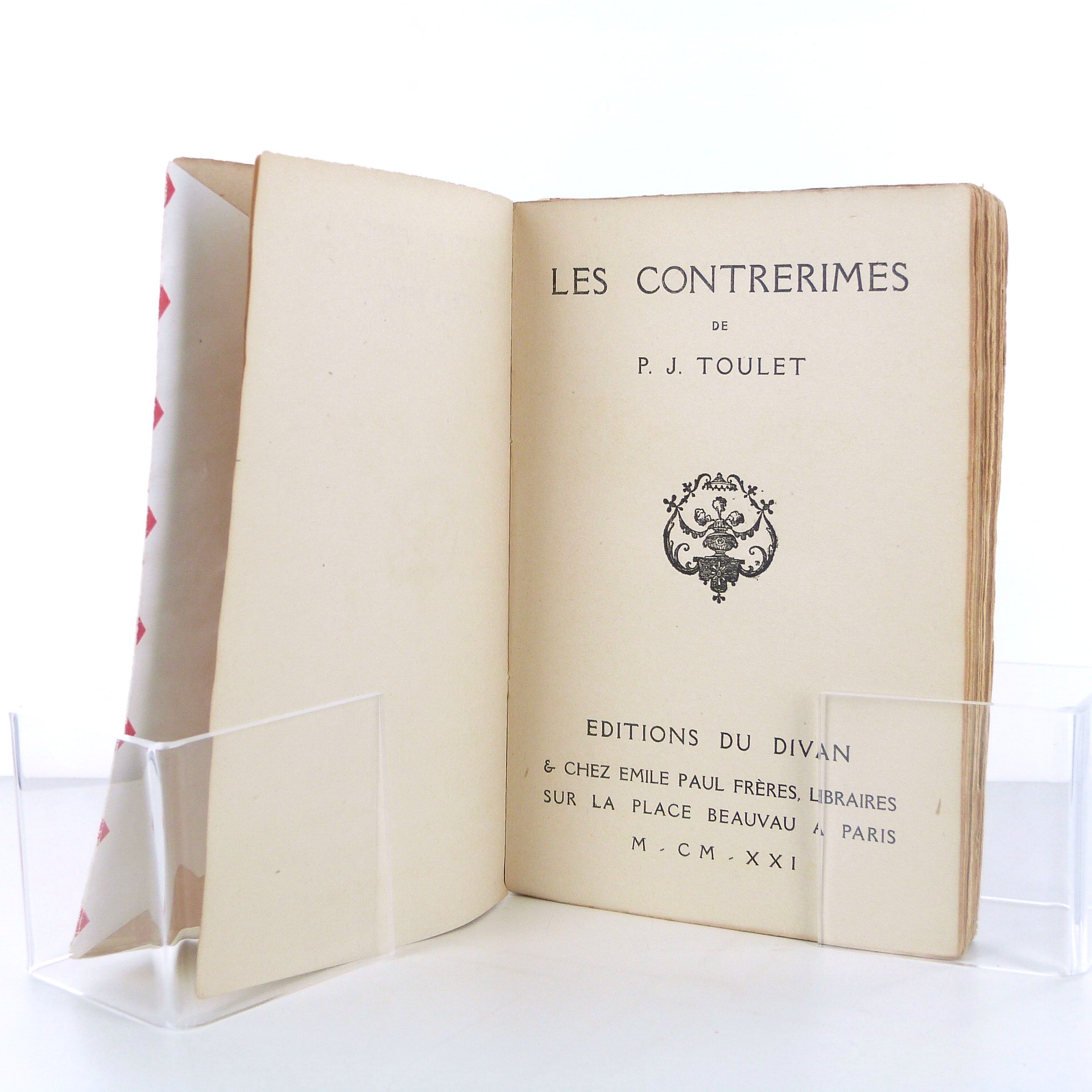 Les contrerimes - Paul-Jean Toulet - édition originale