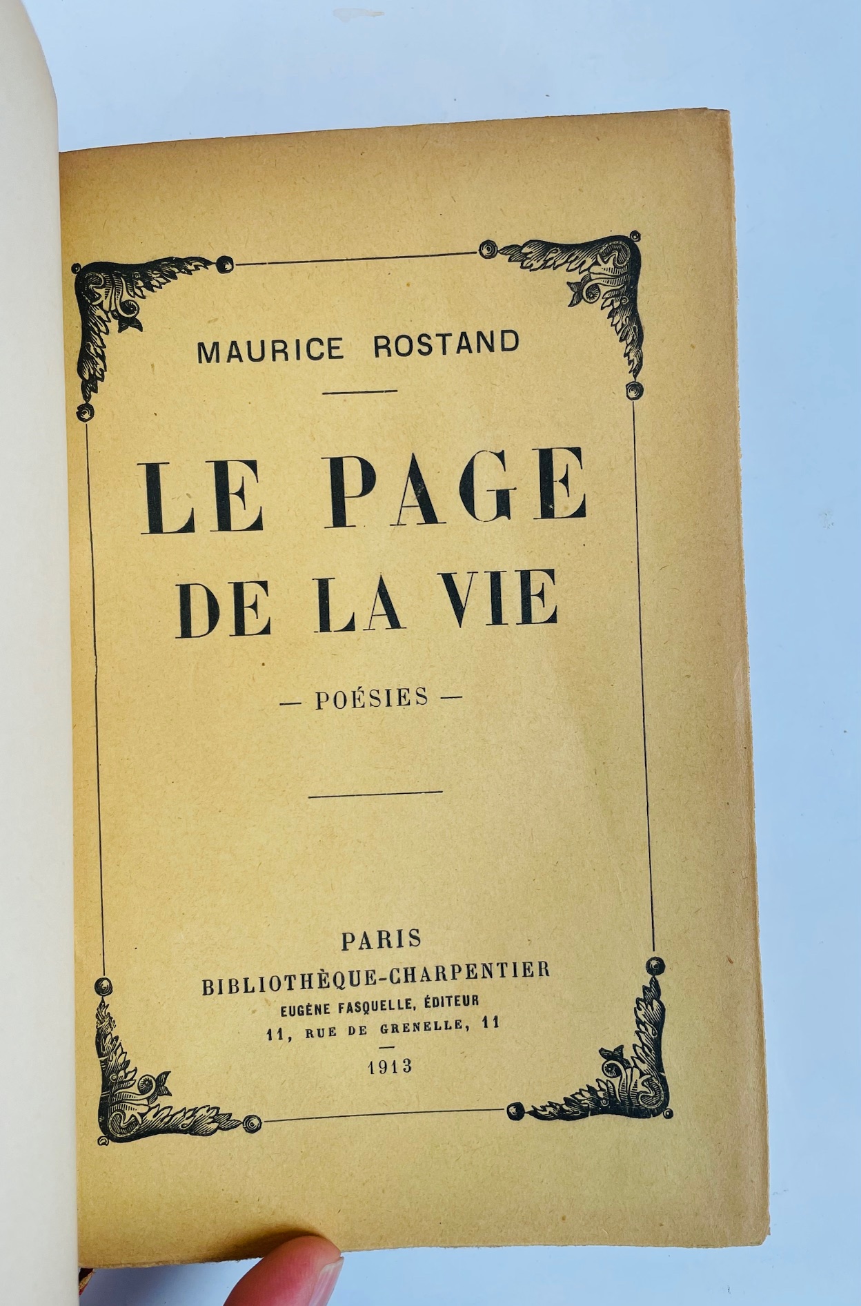 Le page de la vie