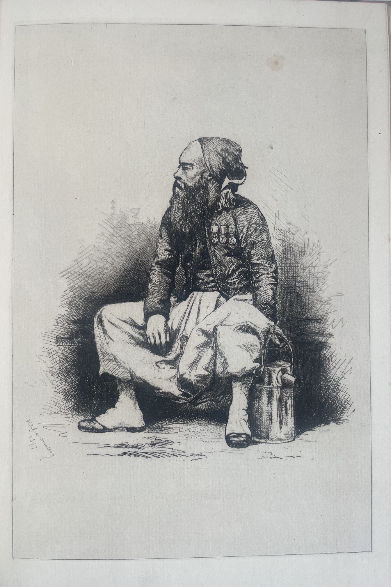 Soldats. Eaux-fortes, héliogravures, lithographies