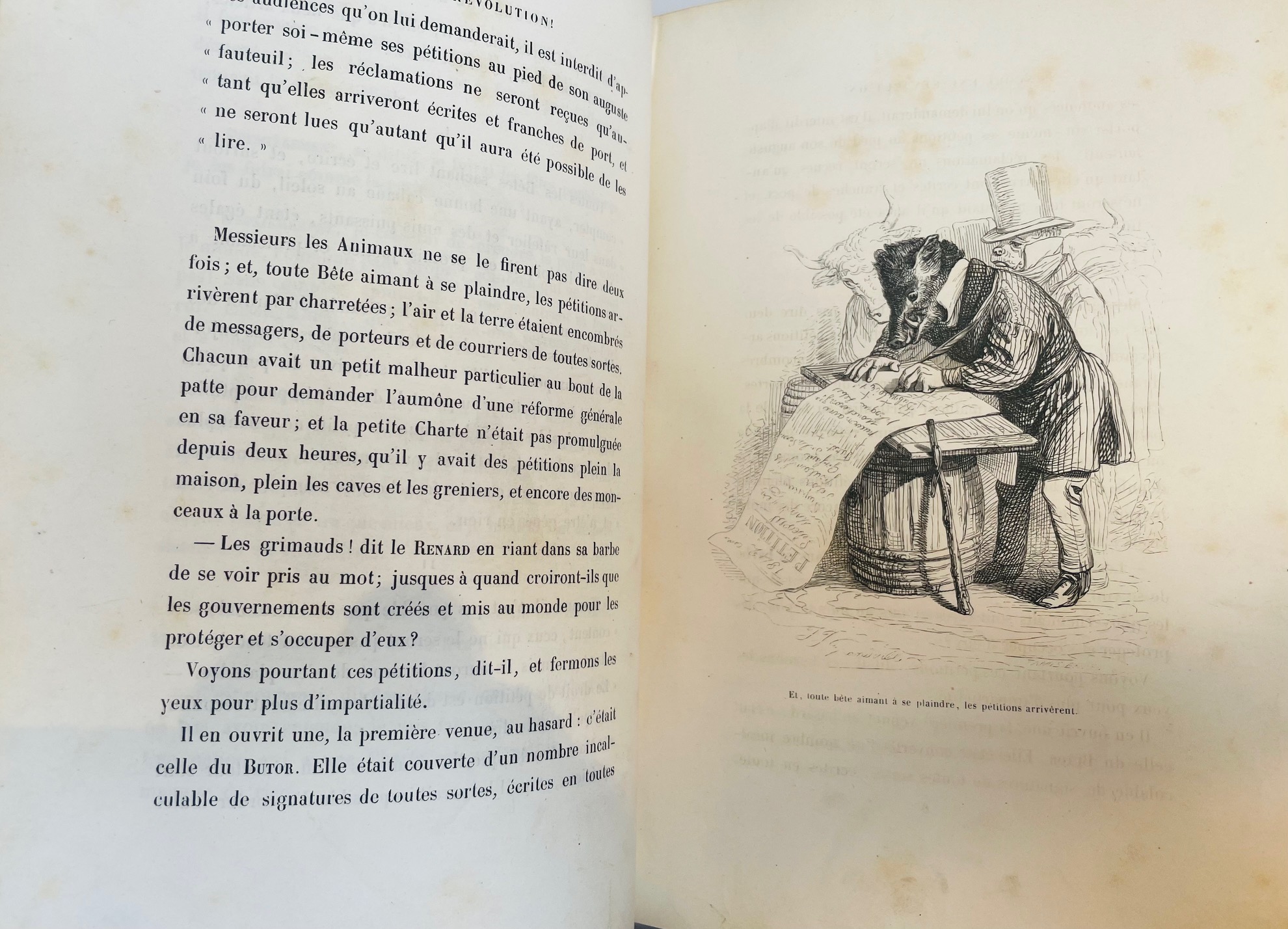 Scènes de la vie privée et publique des animaux Grandville