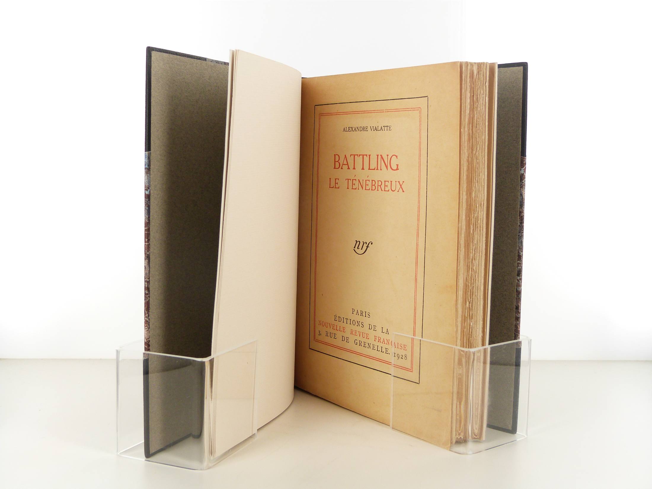 Couverture de l'édition originale de Battling le ténébreux d'Alexandre Vialatte