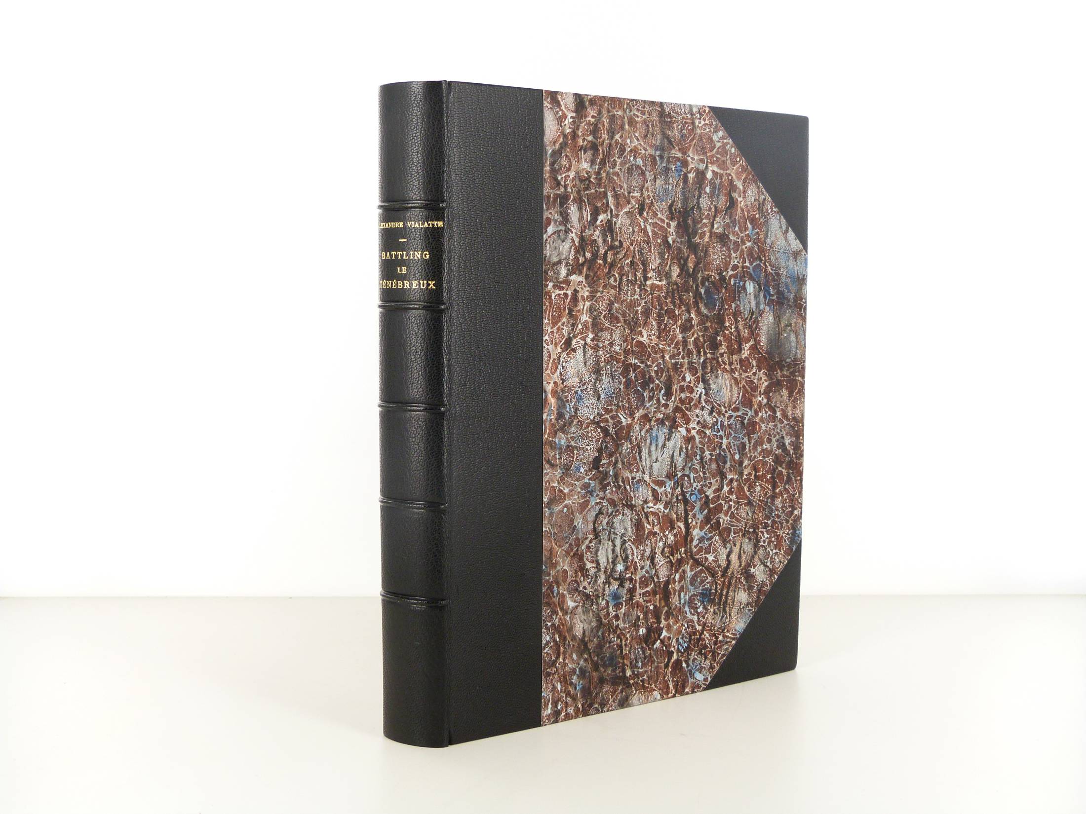 Reliure  de l'édition originale de Battling le ténébreux d'Alexandre Vialatte
